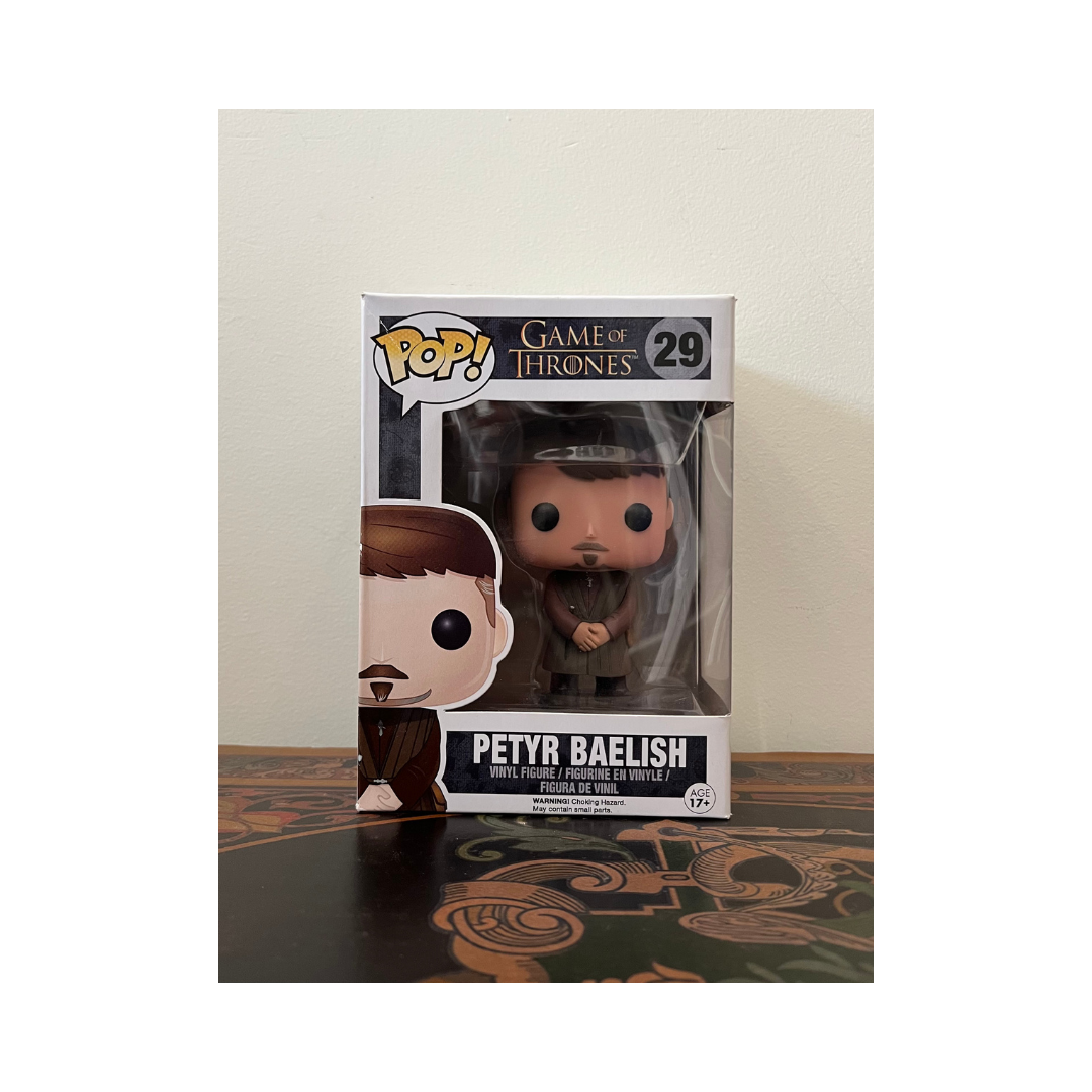 Funko Toys Thrones Petyr Baelish Pop Vinyl Aidan Gillen Signed Funko Toys Thrones Petyr Baelish Pop Vinyl Aidan Gillen Signed